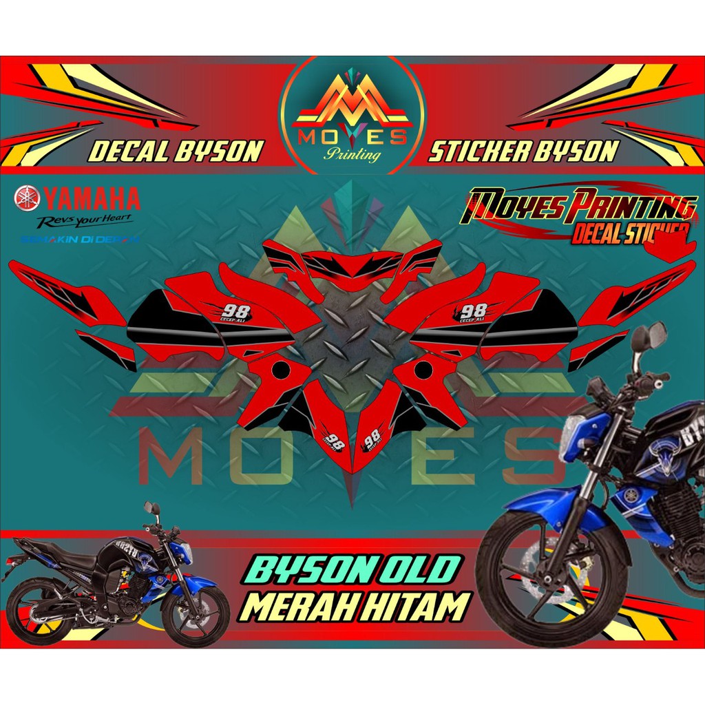 stiker byson decal stiker byson stiker motor byson stiker full body byson decal stiker motor byson