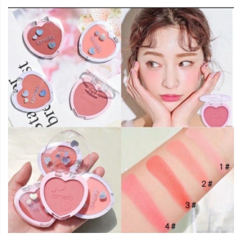 Lameila Blush On 4 Colours Love Pallete Blusher 5107