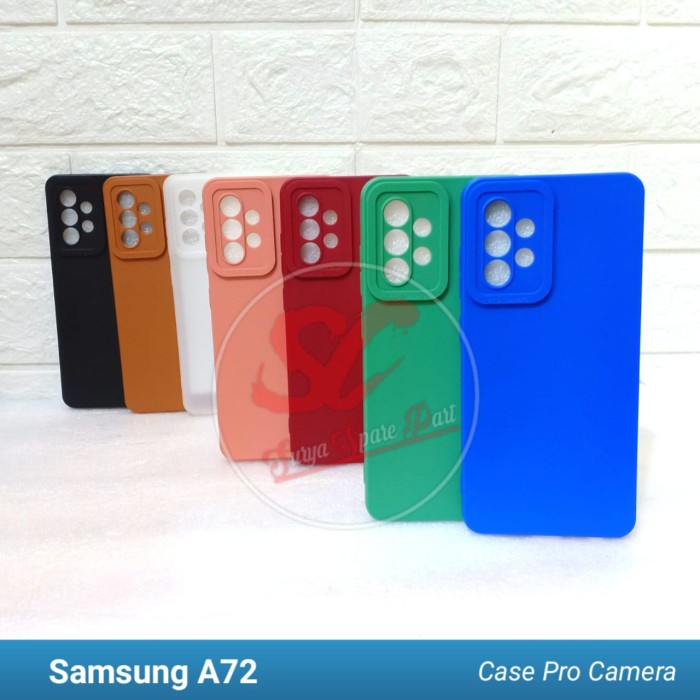 Case Slim Matte Pro Camera Samsung A72 - SC