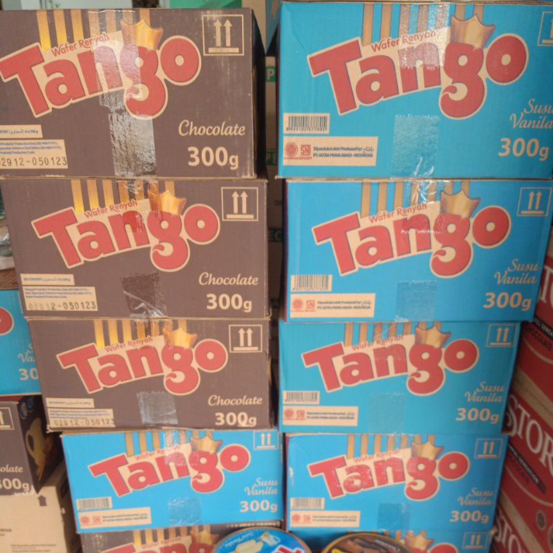 SATU DUS TANGO KALENG ISI 6x300GR