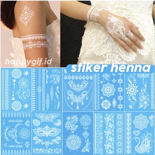 Tatto Henna Temporer Tato Instan Tattoo Pengantin Henna attractive and durable images KU029