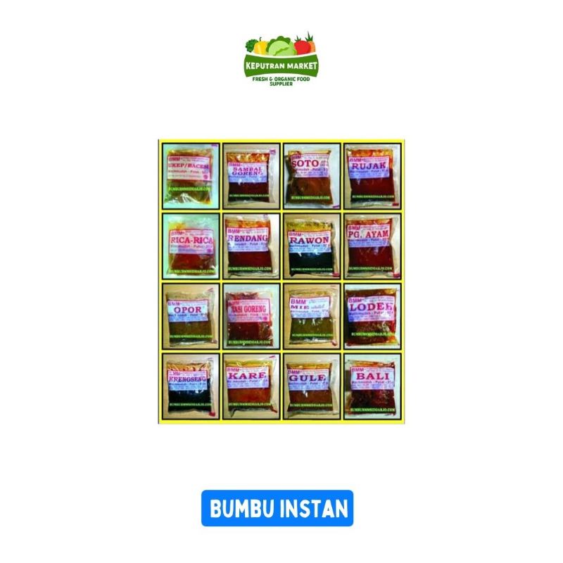 

Bumbu Masak Instan Per Pack / Bahan Pelengkap