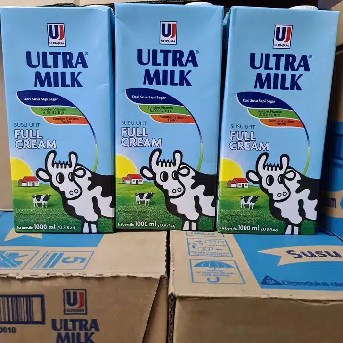 

ULTRA Milk ULTRAMILK Susu UHT Full Cream 1L Plain Putih 1 DUS