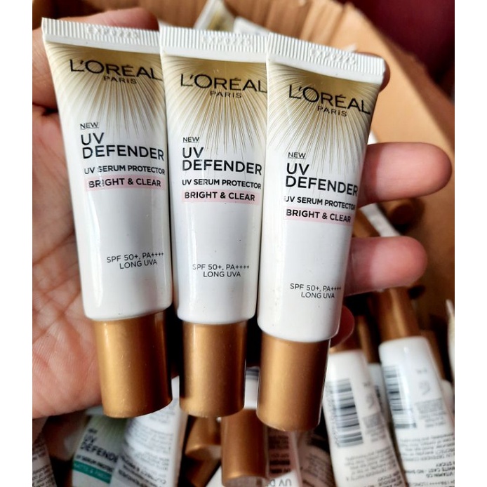 LOREAL UV Defender Matte &amp; Fresh / Bright &amp; Clear / Sunscreen 15ml /50ml