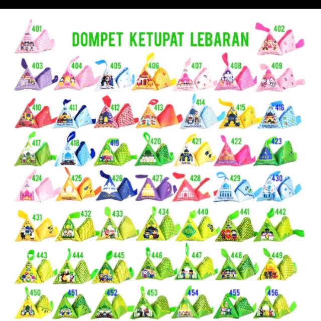 

Dompet amplop angpau thr ketupat lebaran idulfitri aidil fitri