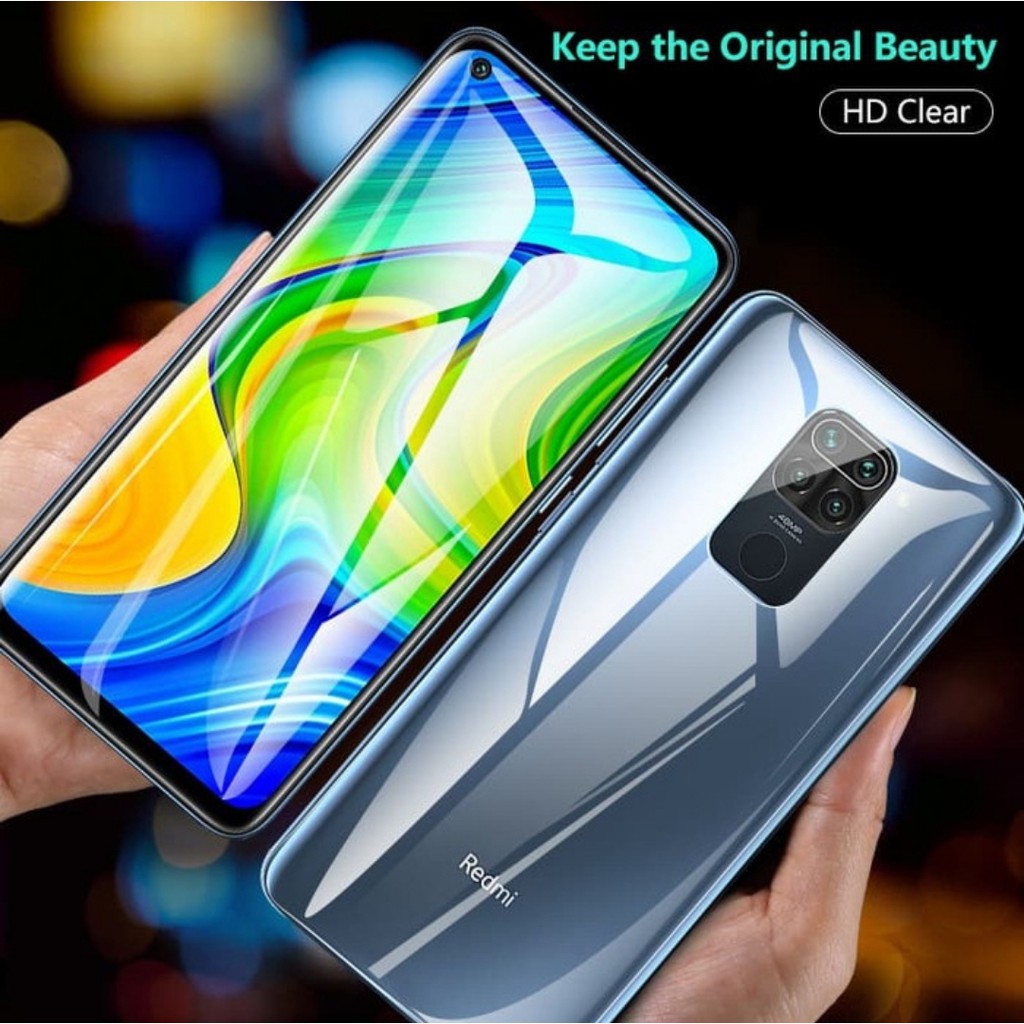 Hydrogel screen guard Depan Belakang XIAOMI Redmi Note 9 PRO / Note 9 Back anti gores