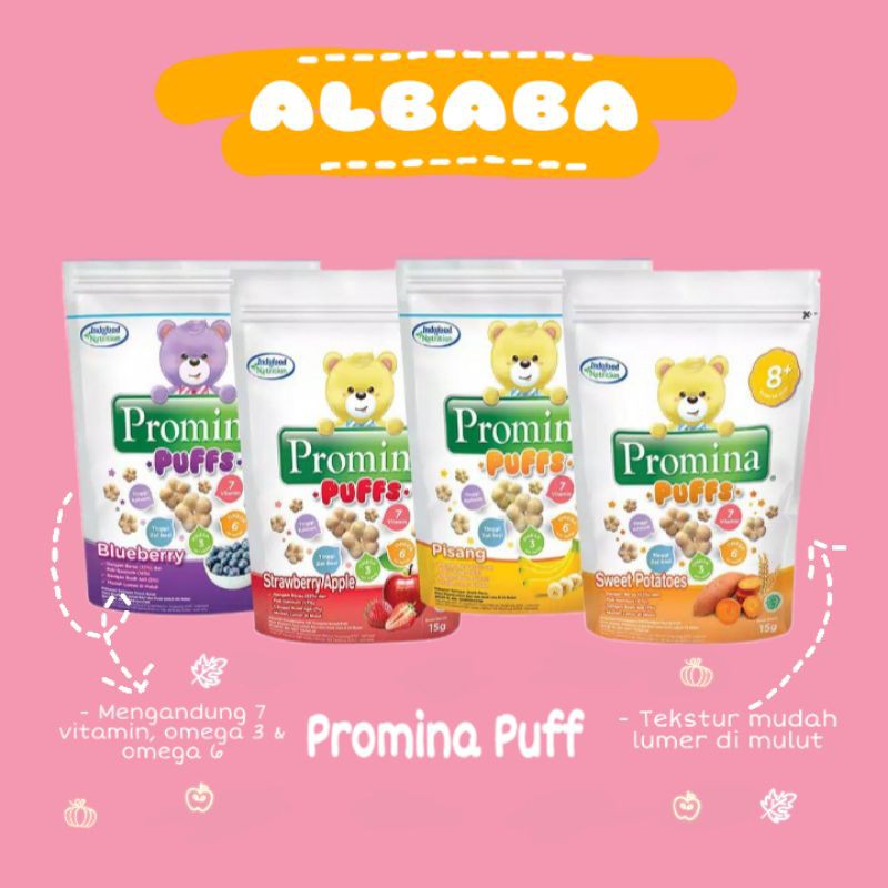 Jual Promina Puff 15 Gr / Promina Puff 8+ / Snack Bayi 8+ | Shopee ...