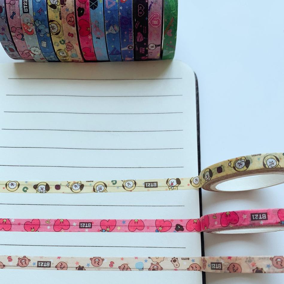 

Dikirim Hari ini 【CT】Isolasi Paper Tape BTS BT21