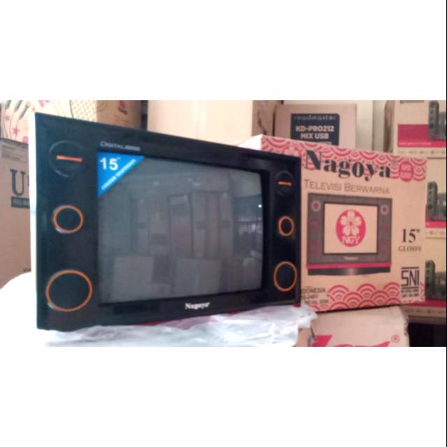 TV TEI NAGOYA 15 INCH " TABUNG FLAT AWET TAHAN LAMA KUAT LOW WATT GARANSI ko