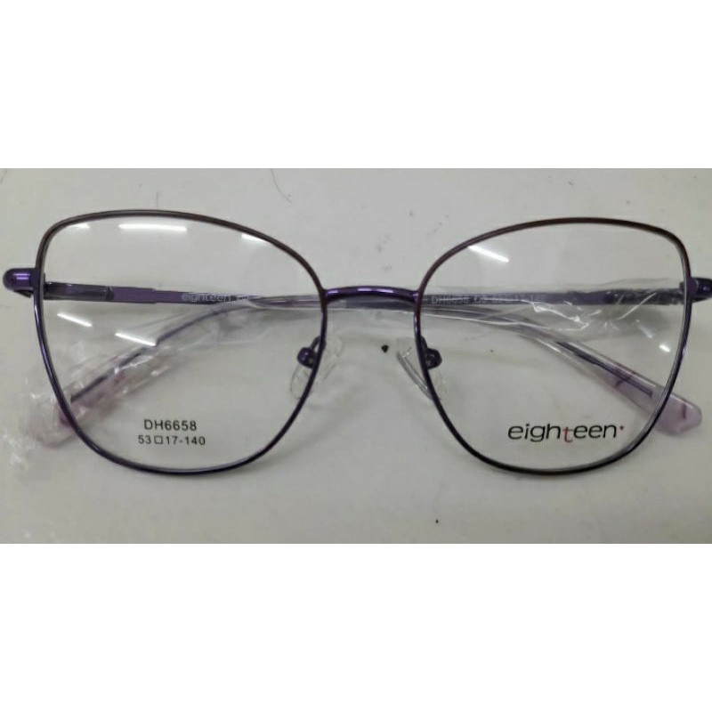 Kacamata Eighteen Woman Full Frame DH6658 Col.Purpel