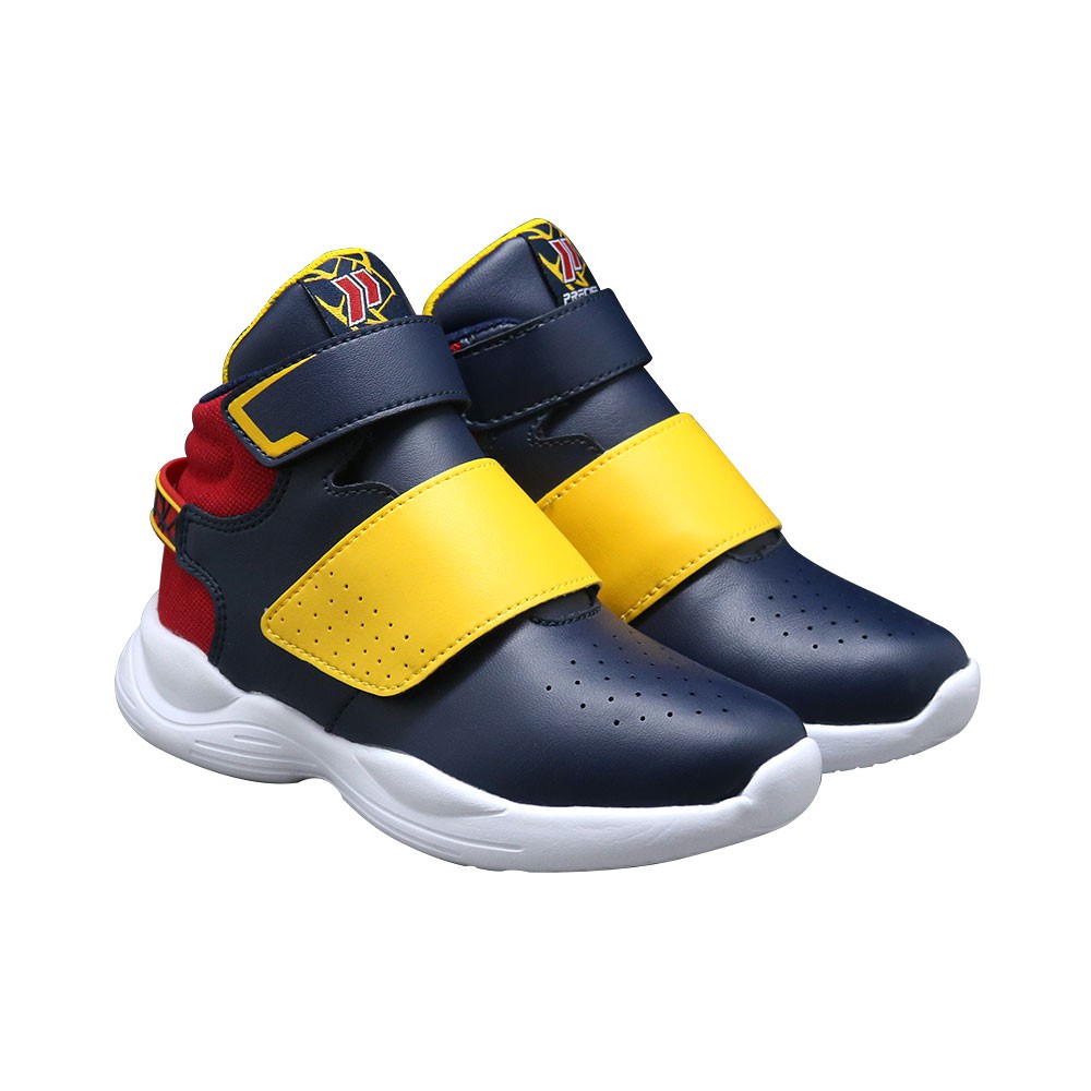 Precise Akno Tod Sepatu Anak - Navy/Red