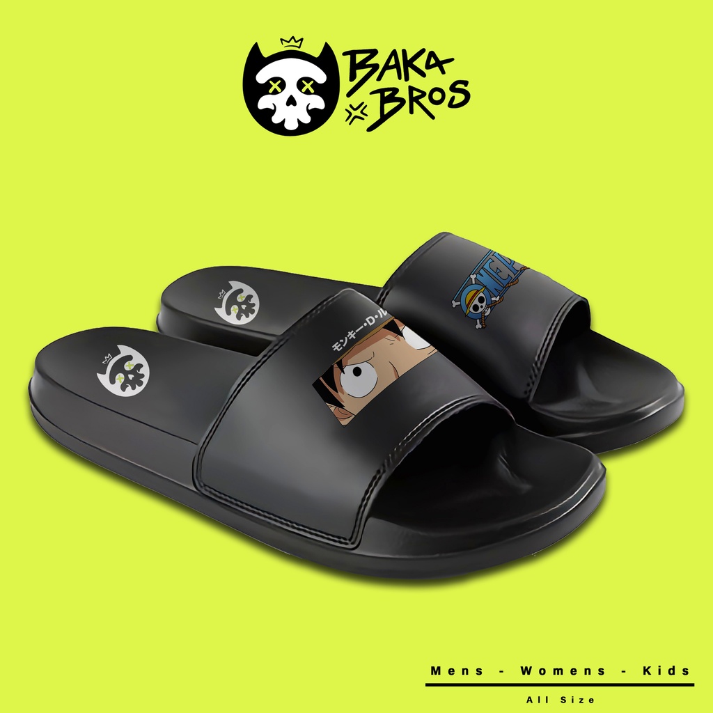 Bakabros Sandal Slide Phylon Anime Onepiece Luffy