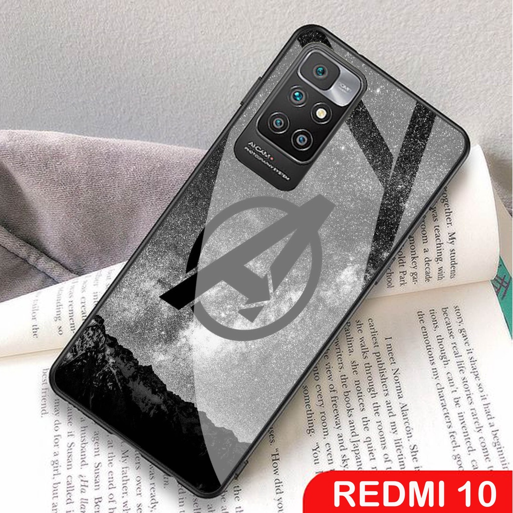 [A28] Softcase Kaca Glass Xiaomi Redmi 10 - Casing Hp Xiaomi Redmi 10  - Case Hp - Xiaomi Redmi 10