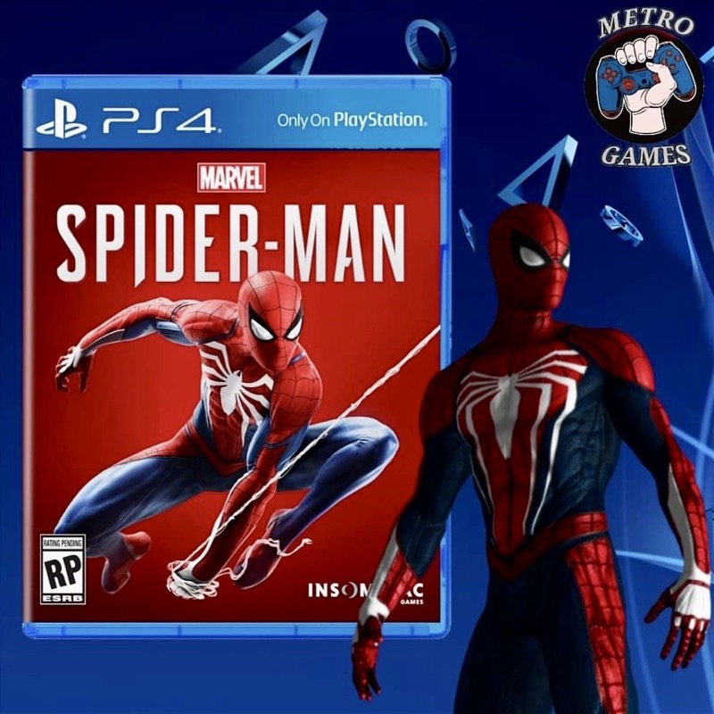 Kaset Spiderman PS4 Marvel Spider Man Spider-Man Playstation 4 PS 4 5 Original CD BD Game Games Asli Ps4 Ps5 goty game of the year