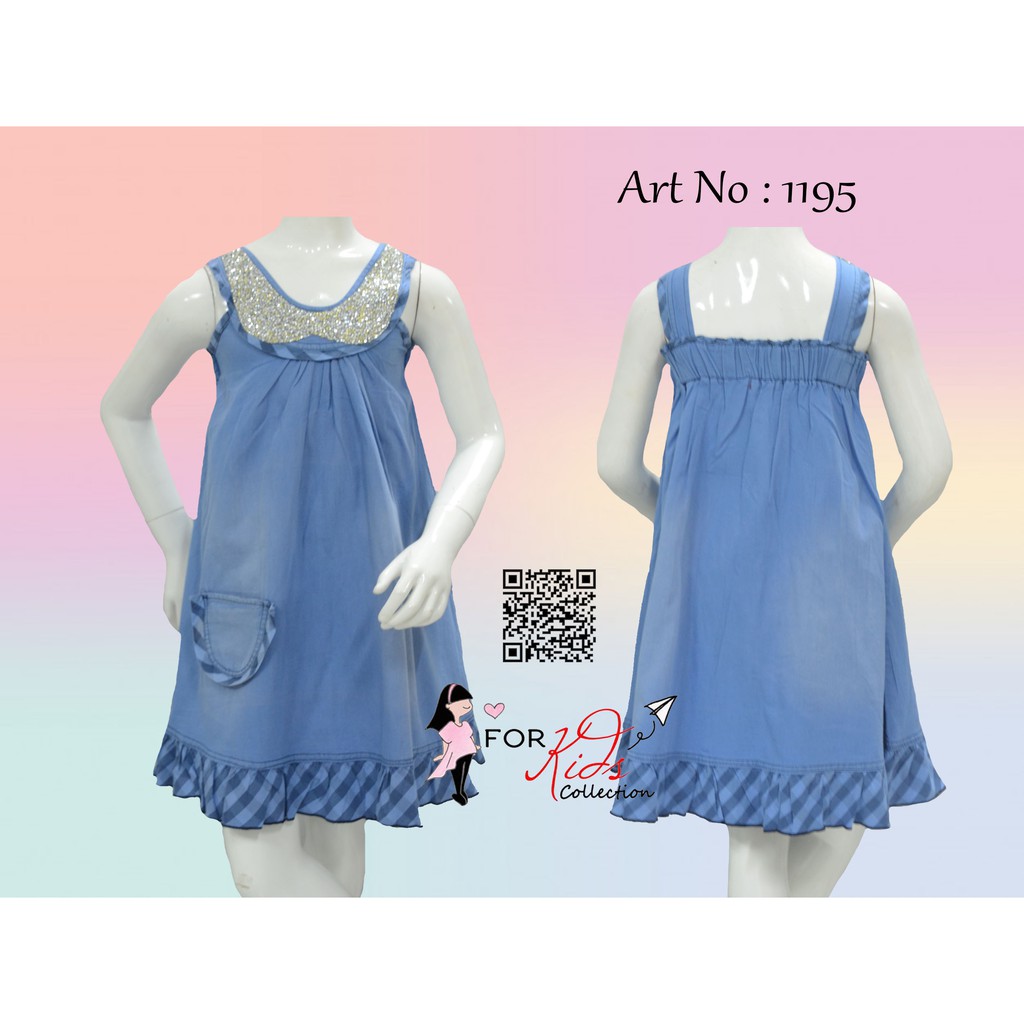 Dress Denim Fashion Anak Perempuan