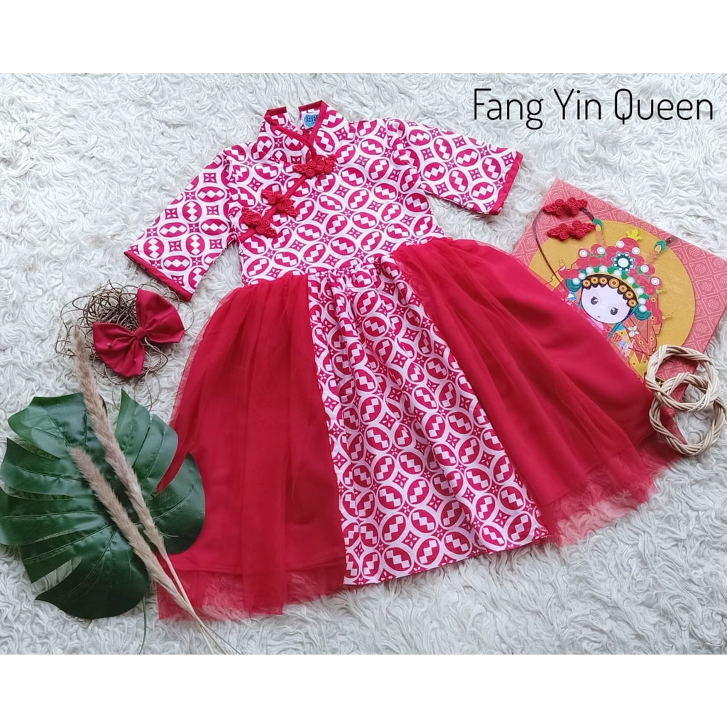 Fang Yin Queen Dress | Dress Imlek | Baju Imlek Anak | Harga Terjangkau