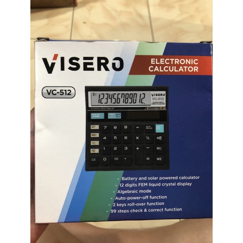 

KALKULATOR VISERO VC-512 UNIK MURAH KUALITAS