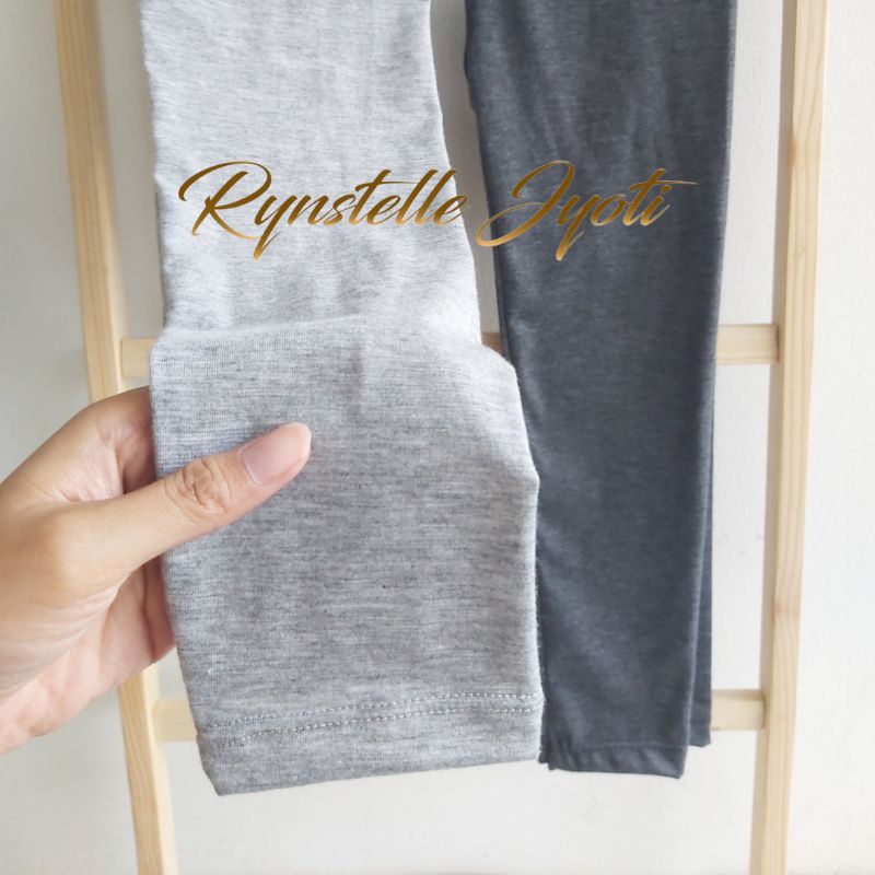 Legging Anak Panjang Kaos Soft Rayon Usia 5-11 tahun | Legging Anak Polos by Rynstelle