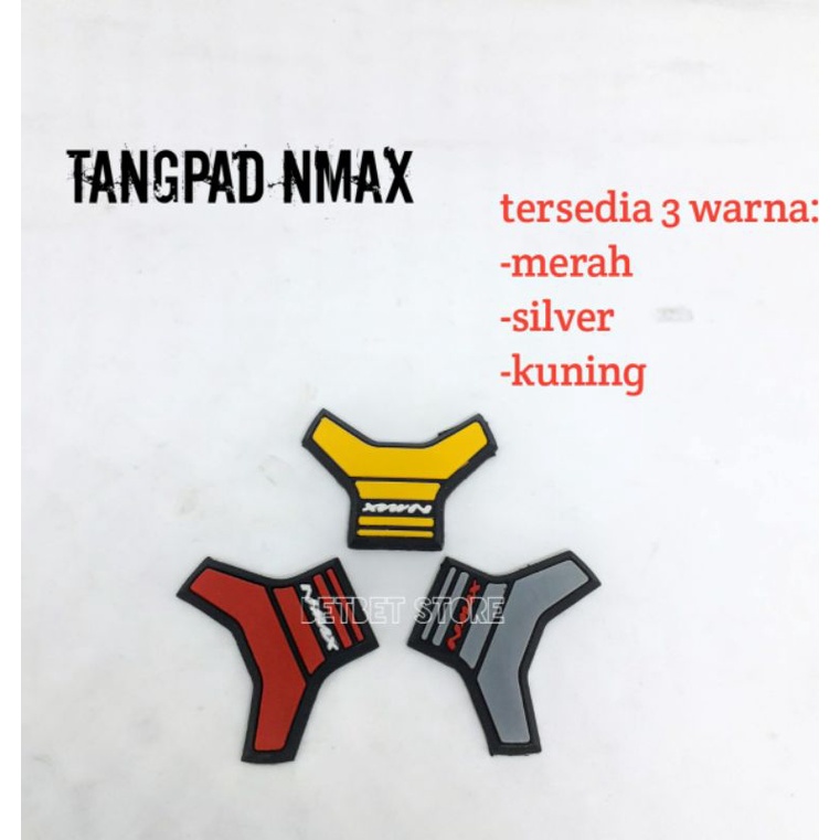 FUEL TANK PAD NMAX TUTUP TANGKI NMAX COVER TANGKI NMAX AKSESORIS KARET TANGKI MERAH KUNING SILVER