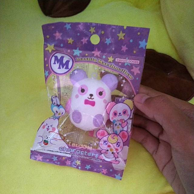 cotton candy panda squishy