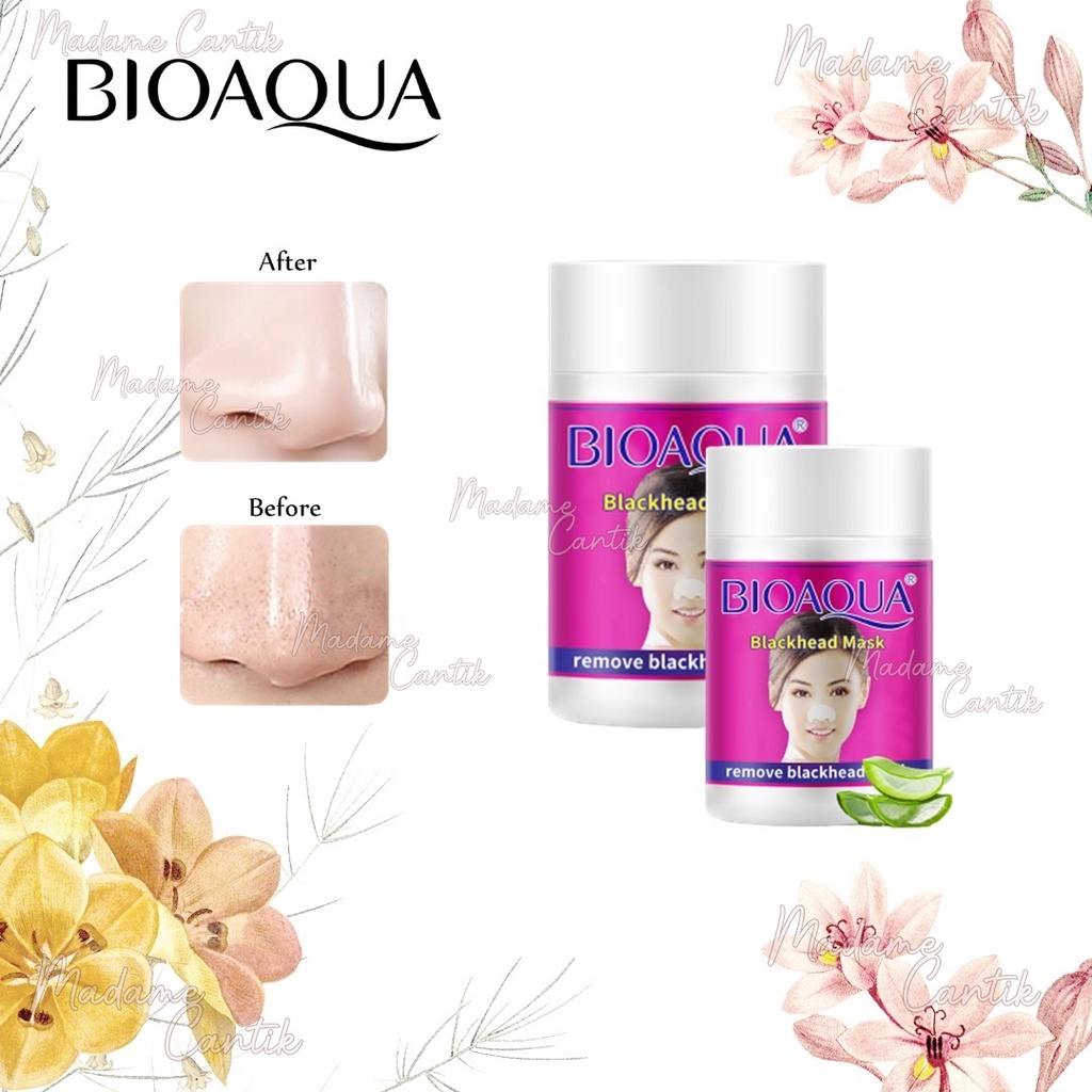 ✿ MADAME ✿ BIOAQUA BLACKHEAD REMOVER MASK HUTMUN - BLACKHEAD MASKER KOMEDO BPOM