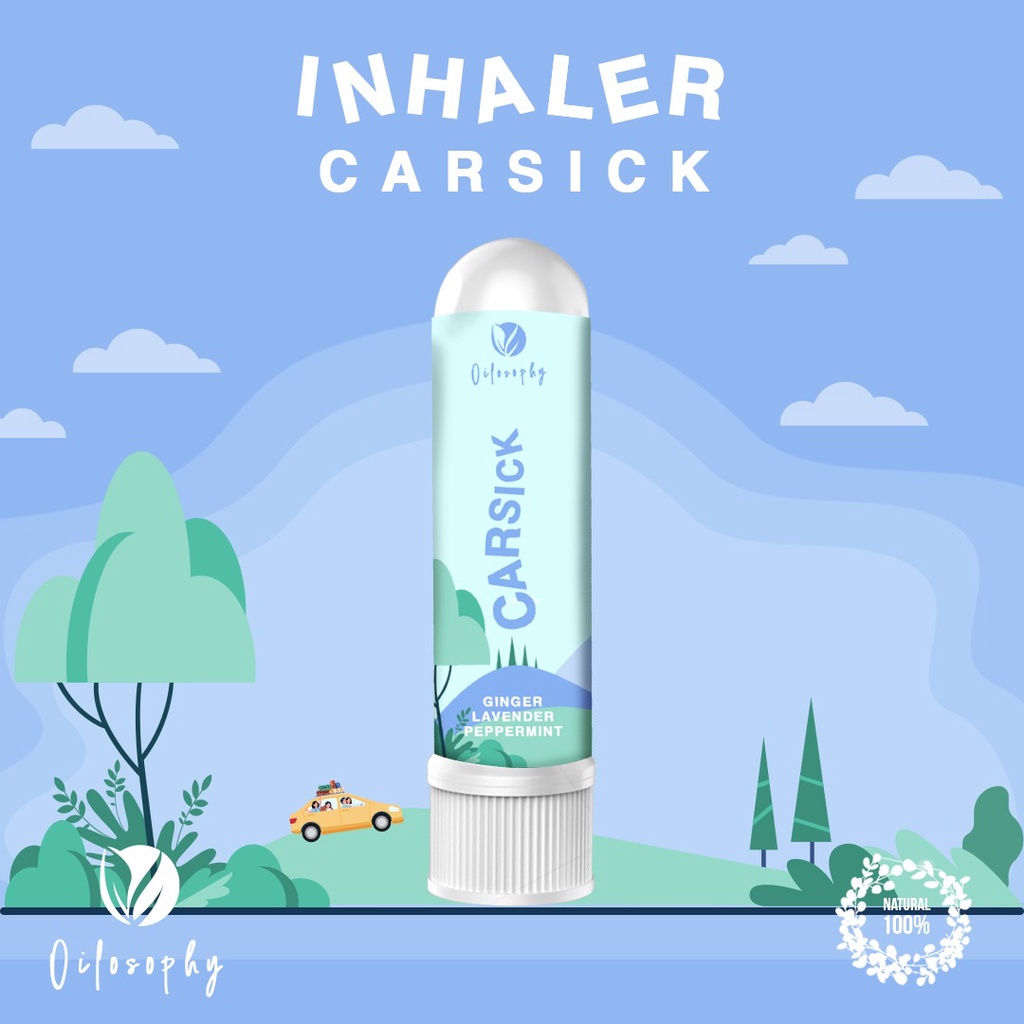 ESSENTIAL OIL INHALER ANTI MABUK MABOK PERJALANAN LAUT DARAT UDARA | MUAL | PUSING | AROMATERAPI