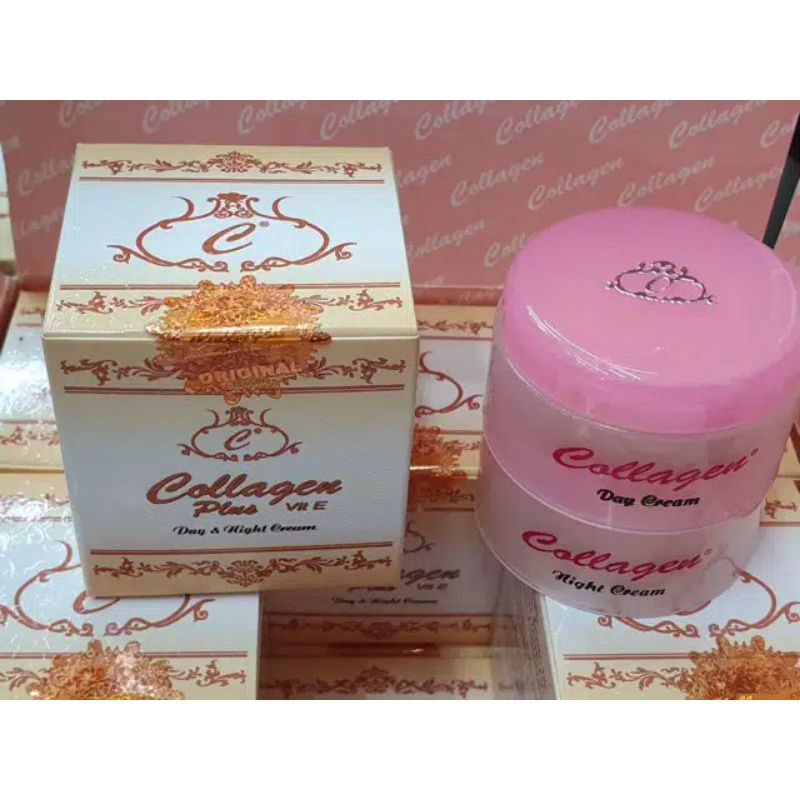 cream collagen siang malam