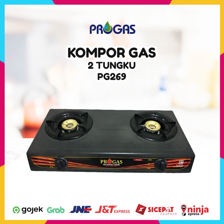 Kompor Gas 2 Tungku PROGAS PG-269