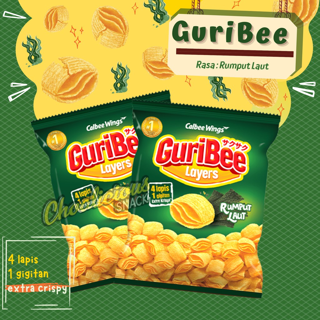 

GURIBEE Layers Rasa Rumput Laut 68 gram