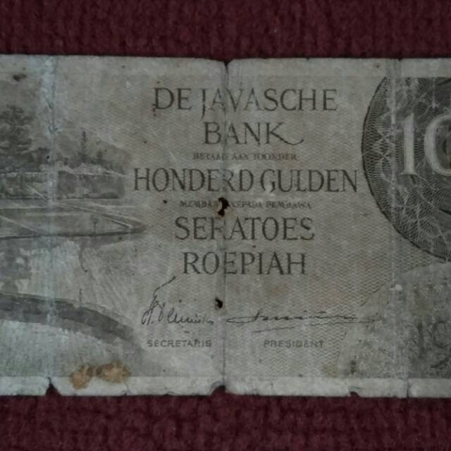 Uang lama Rp 100 federal 1946