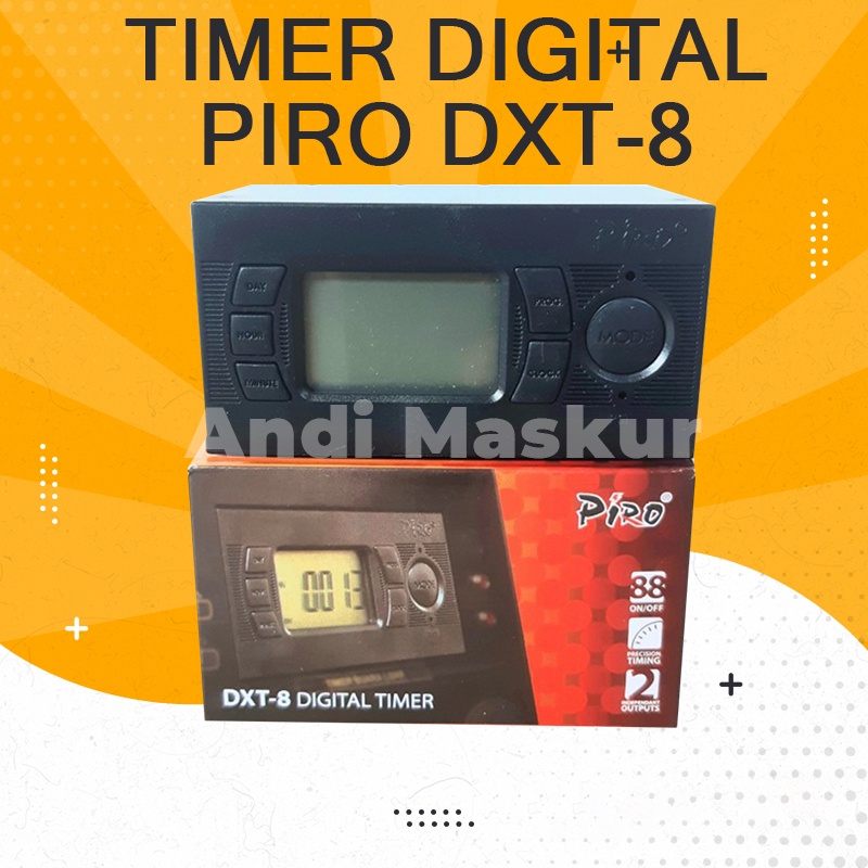 TIMER PIRO|TIMER PIRO DXT-8 | timer suara timer ampli walet piro
