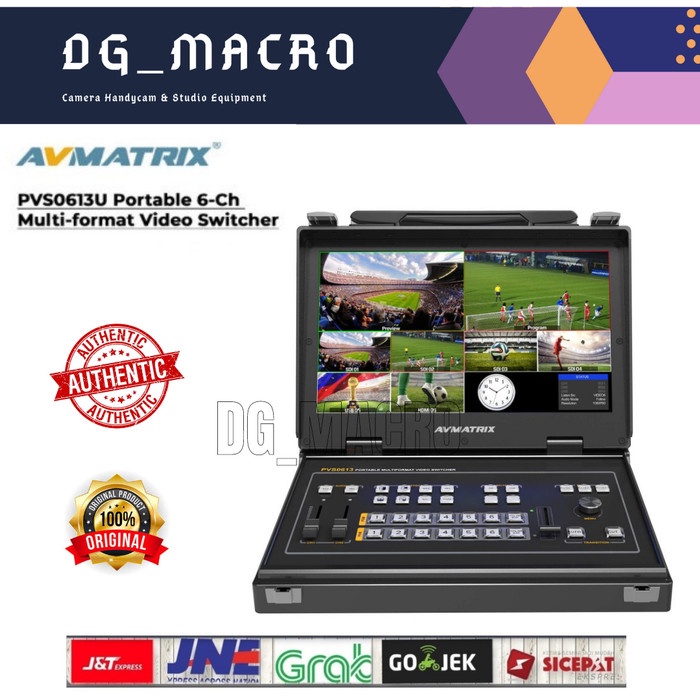 AVMATRIX PVS0613 6-Channel Multi Format Video Switcher