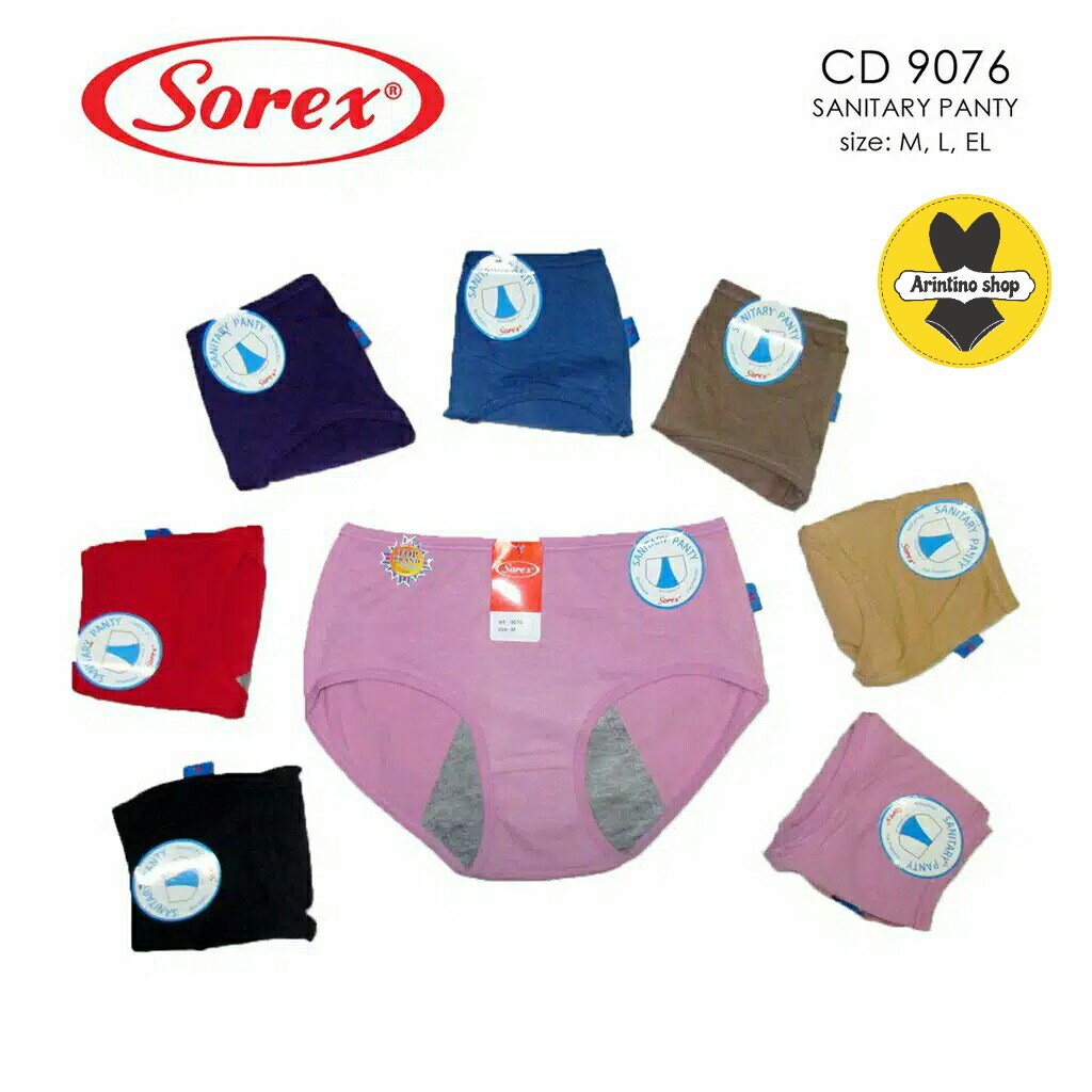 Cd Menstruasi Sorex 9076 Katun | Celana Dalam Menstruasi | Basic |tcx