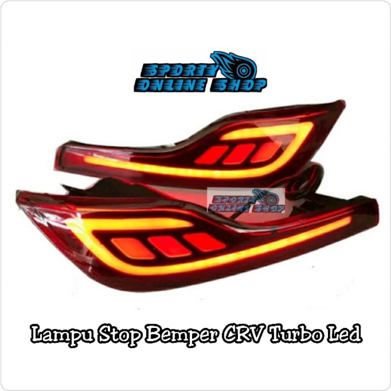 Lampu Stop Bemper CRV Turbo Led