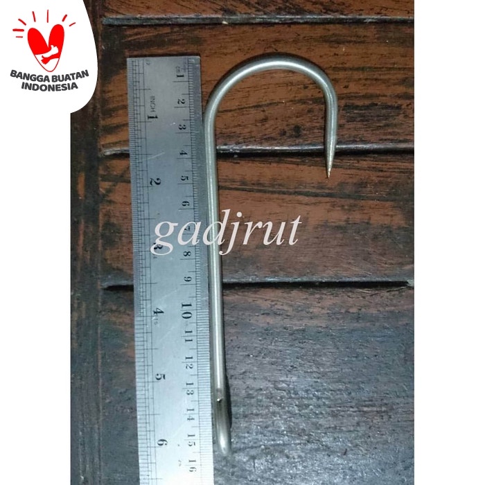 SALE Ganco ikan stainless 15cm kawat 5mm