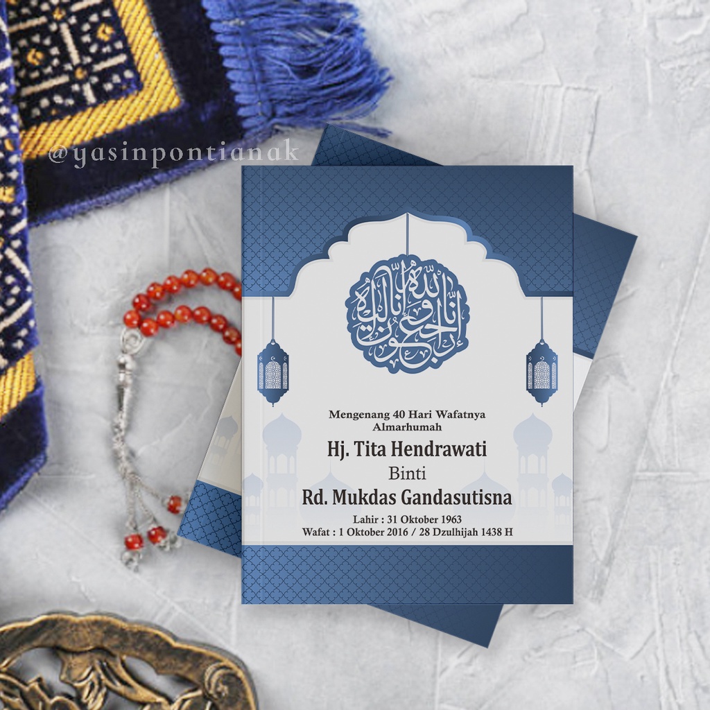 CETAK BUKU YASIN DAN TAHLIL 128 HALAMAN