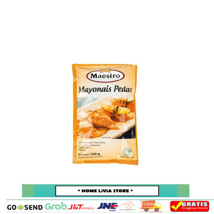

Maestro Mayonnaise Pedas Sachet 100 gr