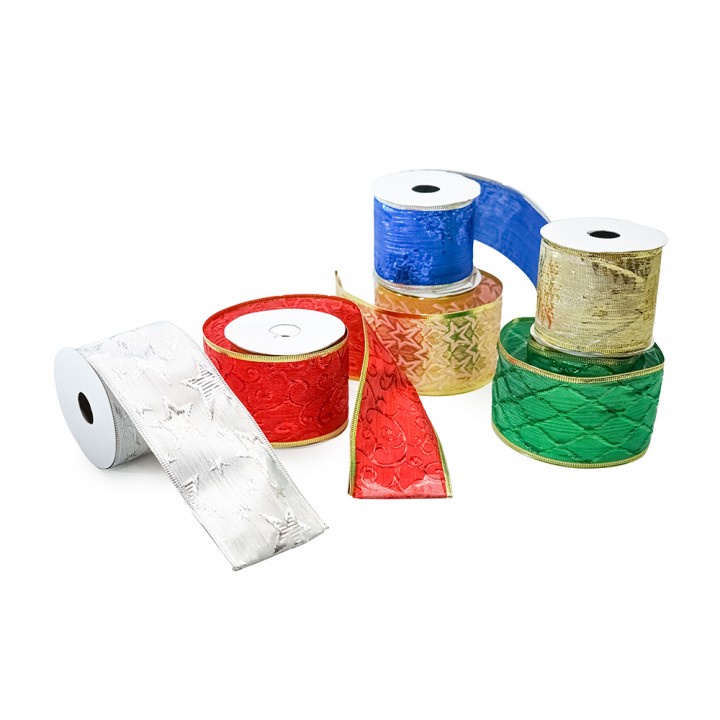 

Pita Pohon Natal Roll Navidad Warna 6cm / Hiasan / Accesories