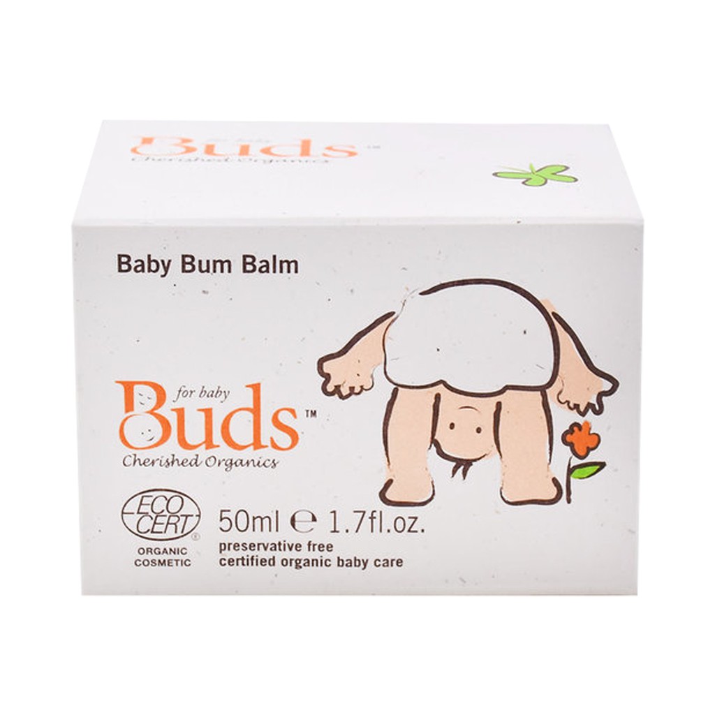 [PROMO] Buds Cherished Organics Baby Bum Balm Krim Ruam Popok Organik 50ml