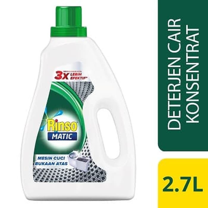 RINSO MATIC DETERJEN CAIR BUKAAN ATAS 2,7L Unilever