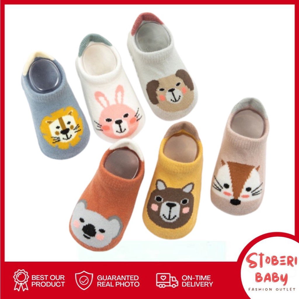 stoberi baby - KAOS KAKI  ELLIFORE BAYI ANTI SLIP MOTIF LUCU