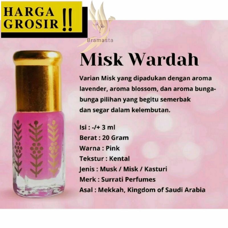 musk thaharah || Misk thaharah pink 3ml