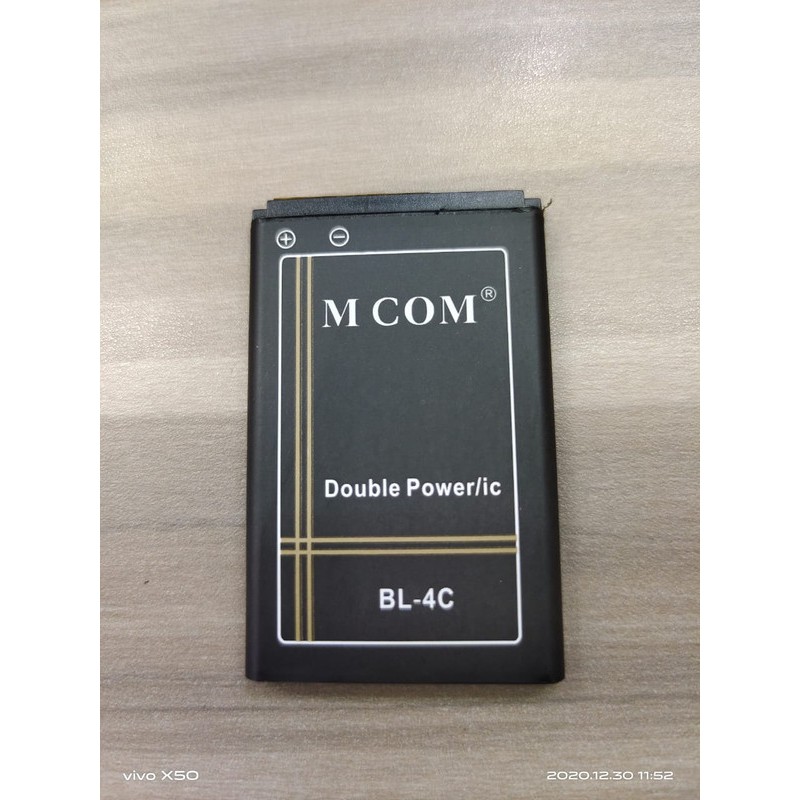 Battery Batre Baterai Double Power Mcom Nokia 4C BL-4C BL4C