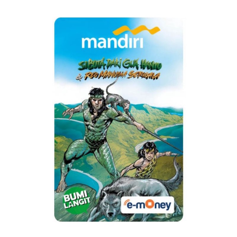 Emoney kartu e-money Bank Mandiri Limited Edition 12