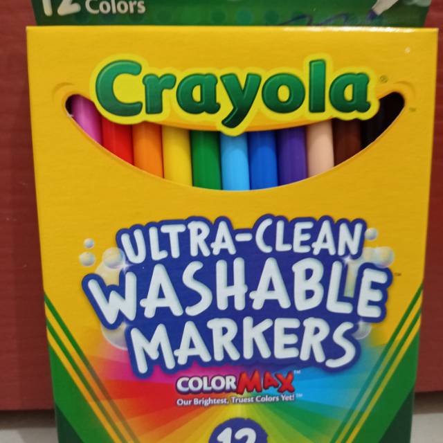 

Crayola Ultra Clean Washable Fine Line Marker - 12 Color