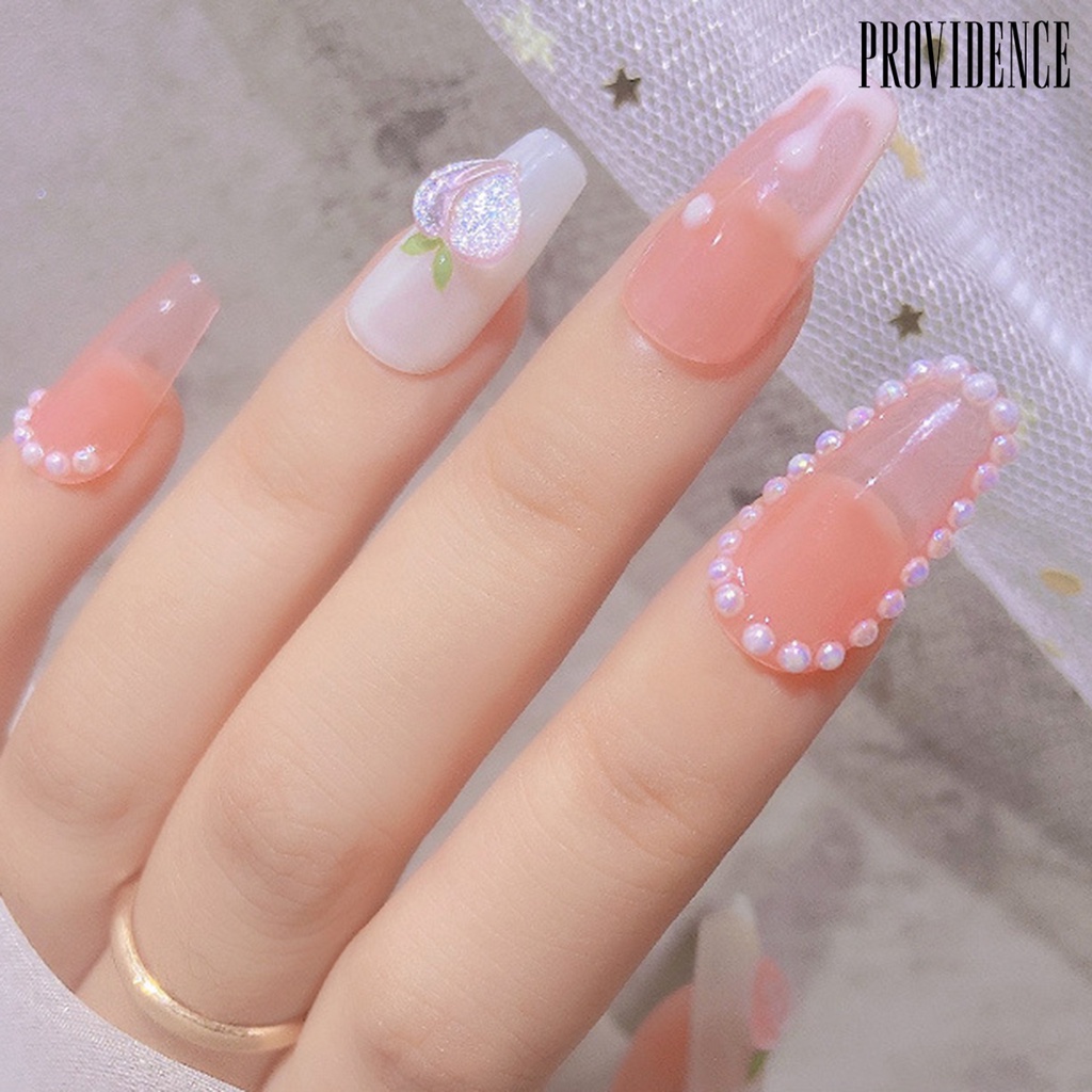 Providence 30pcs / Set Ornamen Berlian Imitasi Bentuk Hati Untuk Dekorasi Nail Art