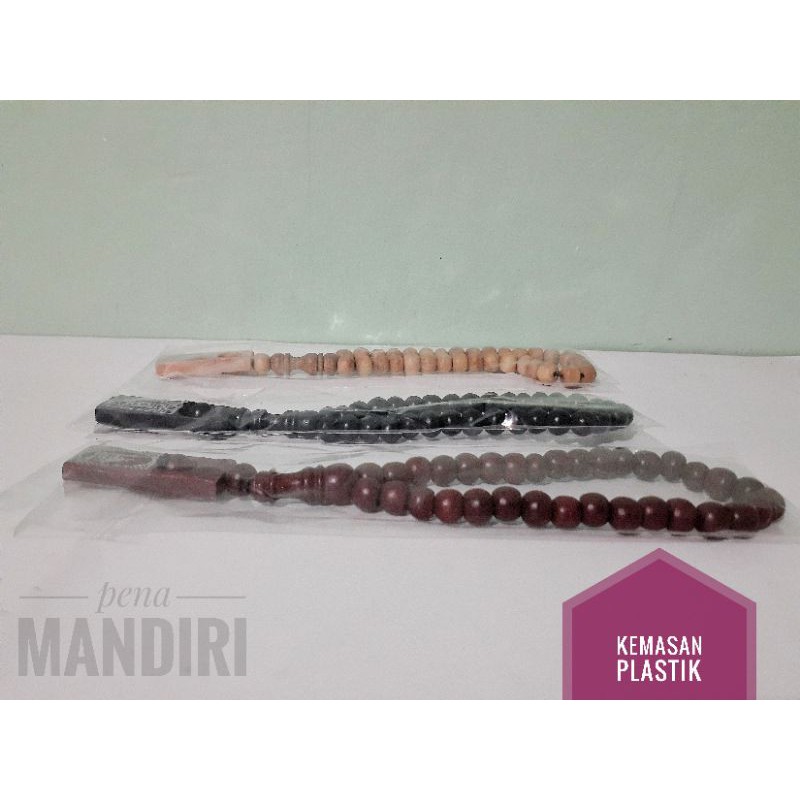 Tasbih Kayu 33 Butir / Harga Grosir / Tasbih Souvenir