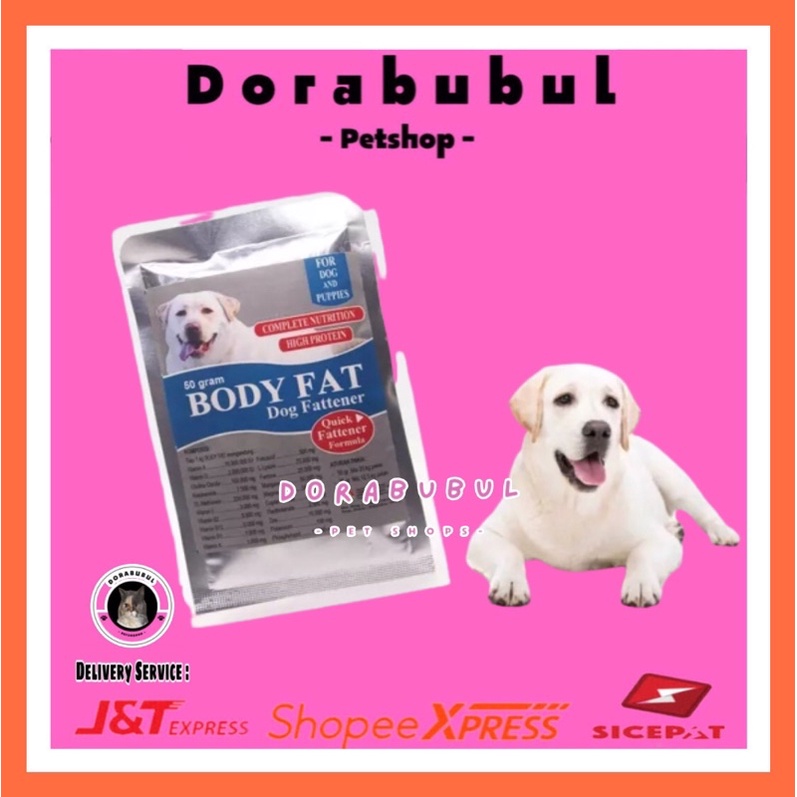 Dorabubul Bodyfat / CatFattener / Body Fat Dog / Vitamin Penggemuk Badan Anjing Adult Kitten / Suple