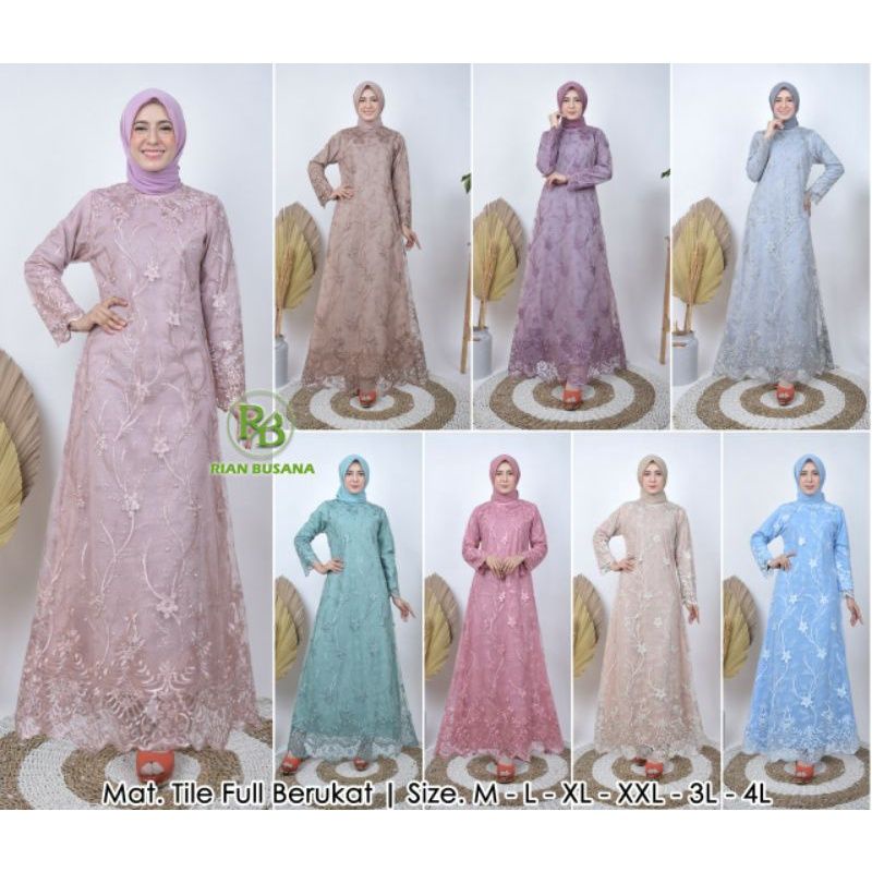 gamis brukat terbaru/kebaya modern/kabaya kekinian/dress brukat/gamis kekinian/brukat kekinian/dress