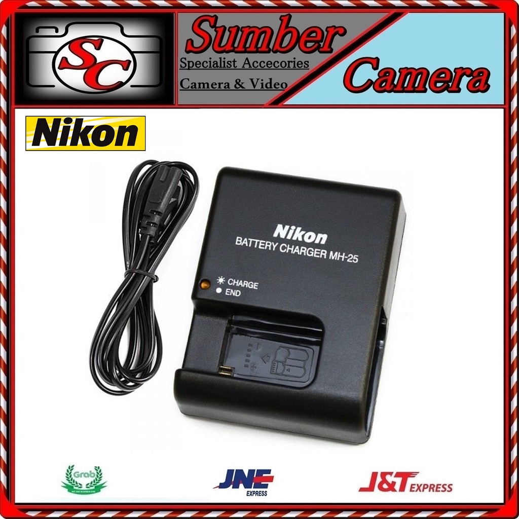 CHARGER NIKON MH-25 FOR NIKON D7000/D7100/D7200/D610/D800